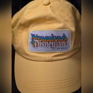 Disneyland Resort Exclusive Yellow Retro Style Hat Cap NWOT